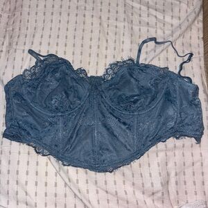 Blue Corset Top